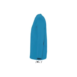  Férfi MONARCH hosszú ujjú pamut póló, SOL'S SO11420, Aqua-S