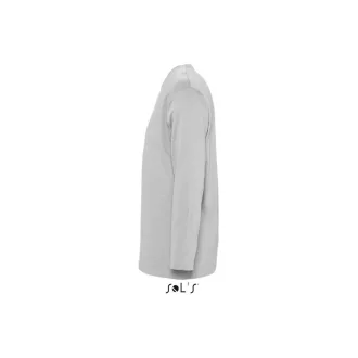   Férfi MONARCH hosszú ujjú póló, SOL'S SO11420, Grey Melange-2XL