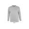 Férfi MONARCH hosszú ujjú póló, SOL'S SO11420, Grey Melange-5XL