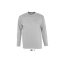 Férfi MONARCH hosszú ujjú póló, SOL'S SO11420, Grey Melange-S