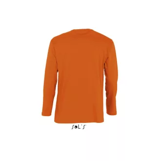  Férfi MONARCH hosszú ujjú pamut póló, SOL'S SO11420, Orange-2XL