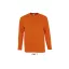 Férfi MONARCH hosszú ujjú pamut póló, SOL'S SO11420, Orange-3XL