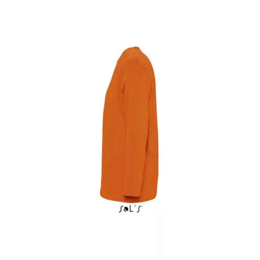 Férfi MONARCH hosszú ujjú pamut póló, SOL'S SO11420, Orange-3XL