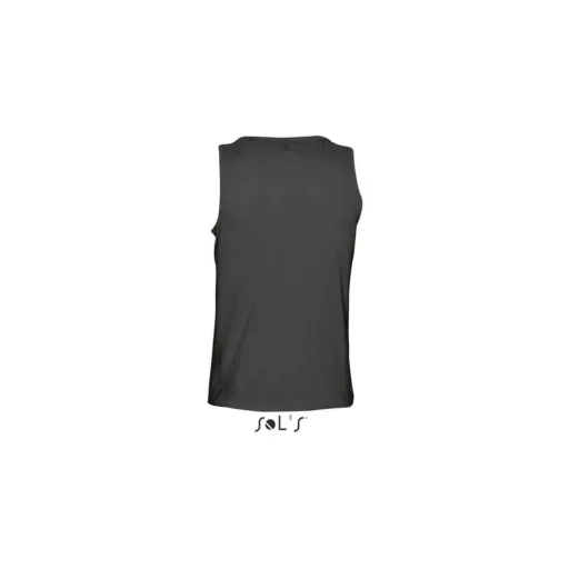 Férfi JUSTIN ujjatlan pamut póló-trikó, SOL'S SO11465, Deep Black-M