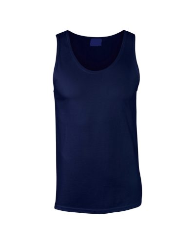Férfi JUSTIN ujjatlan pamut póló-trikó, SOL'S SO11465, French Navy-4XL