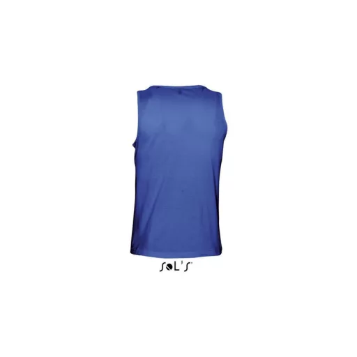 Férfi JUSTIN ujjatlan pamut póló-trikó, SOL'S SO11465, Royal Blue-2XL