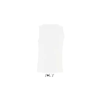   Férfi JUSTIN ujjatlan pamut póló-trikó, SOL'S SO11465, White-2XL