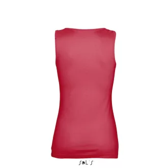   Női JANE ujjatlan pamut póló-trikó, SOL'S SO11475, Red-L