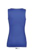 Női JANE ujjatlan pamut póló-trikó, SOL'S SO11475, Royal Blue-L