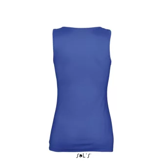   Női JANE ujjatlan pamut póló-trikó, SOL'S SO11475, Royal Blue-L