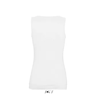   Női JANE ujjatlan pamut póló-trikó, SOL'S SO11475, White-L