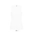 Női JANE ujjatlan pamut póló-trikó, SOL'S SO11475, White-S