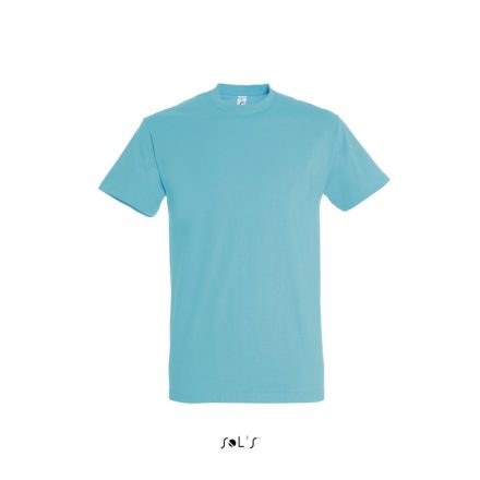 Férfi IMPERIAL környakas rövid ujjú pamut póló, SOL'S SO11500, Atoll Blue-L