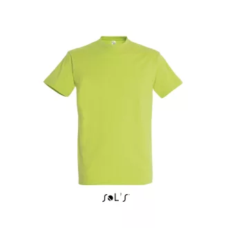   Férfi IMPERIAL környakas rövid ujjú pamut póló, SOL'S SO11500, Apple Green-2XL