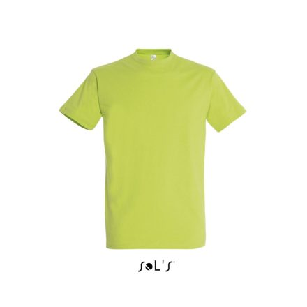 Férfi IMPERIAL környakas rövid ujjú pamut póló, SOL'S SO11500, Apple Green-L