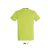 Férfi IMPERIAL környakas rövid ujjú pamut póló, SOL'S SO11500, Apple Green-XL