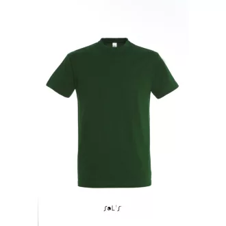   Férfi IMPERIAL környakas rövid ujjú pamut póló, SOL'S SO11500, Bottle Green-2XL