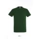Férfi IMPERIAL környakas rövid ujjú pamut póló, SOL'S SO11500, Bottle Green-3XL