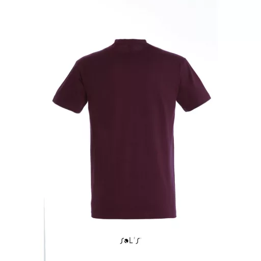 Férfi IMPERIAL környakas rövid ujjú pamut póló, SOL'S SO11500, Burgundy-2XL