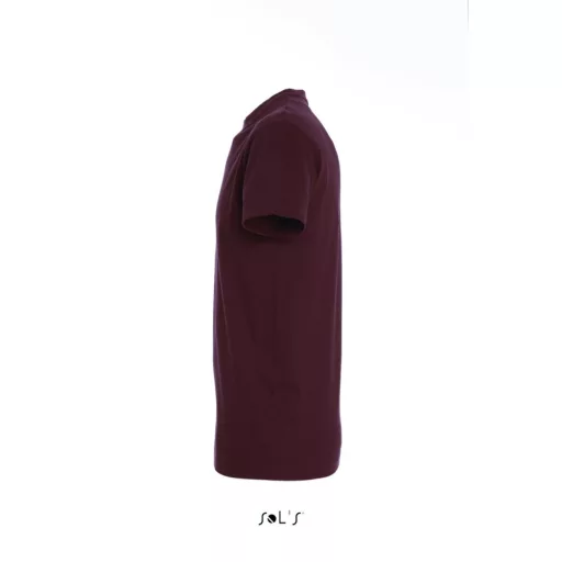 Férfi IMPERIAL környakas rövid ujjú pamut póló, SOL'S SO11500, Burgundy-M