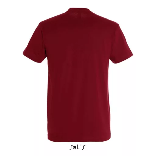 Férfi IMPERIAL környakas rövid ujjú pamut póló, SOL'S SO11500, Chili-2XL