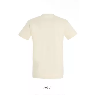   Férfi IMPERIAL környakas rövid ujjú pamut póló, SOL'S SO11500, Cream-S