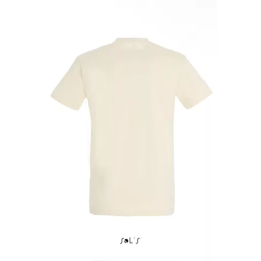 Férfi IMPERIAL környakas rövid ujjú pamut póló, SOL'S SO11500, Cream-XL