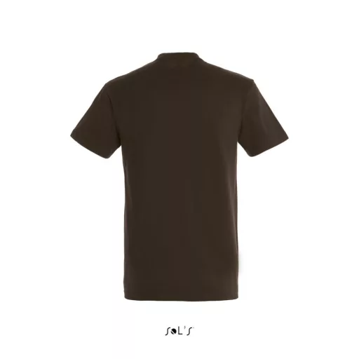Férfi IMPERIAL környakas rövid ujjú pamut póló, SOL'S SO11500, Chocolate-2XL