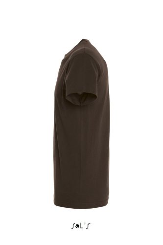 Férfi IMPERIAL környakas rövid ujjú pamut póló, SOL'S SO11500, Chocolate-2XL