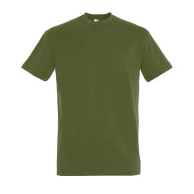   Férfi IMPERIAL környakas rövid ujjú pamut póló, SOL'S SO11500, Dark Khaki-S