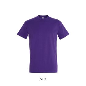  Férfi IMPERIAL környakas rövid ujjú pamut póló, SOL'S SO11500, Dark Purple-S