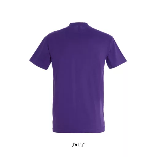 Férfi IMPERIAL környakas rövid ujjú pamut póló, SOL'S SO11500, Dark Purple-XL