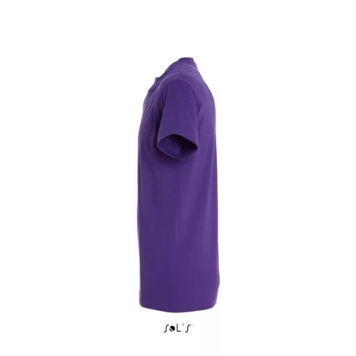 Férfi IMPERIAL környakas rövid ujjú pamut póló, SOL'S SO11500, Dark Purple-XL