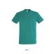 Férfi IMPERIAL környakas rövid ujjú pamut póló, SOL'S SO11500, Emerald-2XL