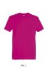 Férfi IMPERIAL környakas rövid ujjú pamut póló, SOL'S SO11500, Fuchsia-S