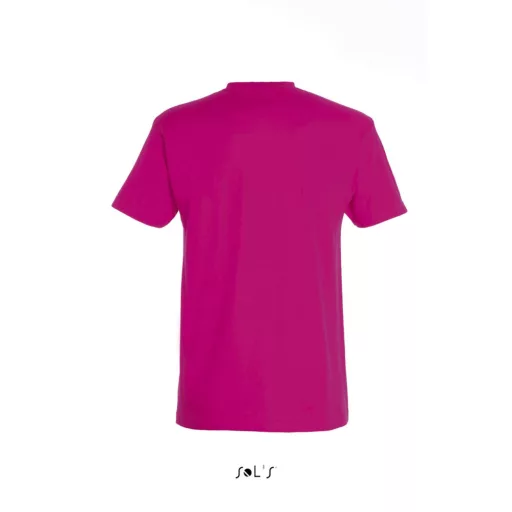 Férfi IMPERIAL környakas rövid ujjú pamut póló, SOL'S SO11500, Fuchsia-S