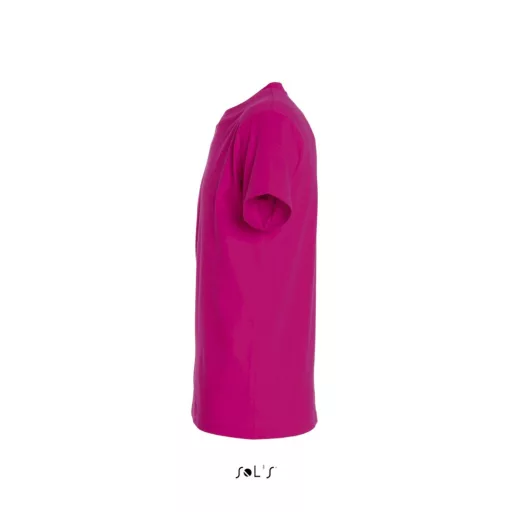 Férfi IMPERIAL környakas rövid ujjú pamut póló, SOL'S SO11500, Fuchsia-S
