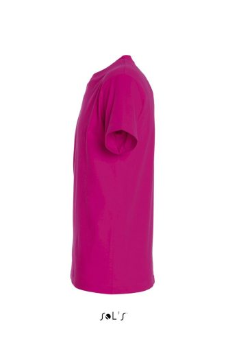 Férfi IMPERIAL környakas rövid ujjú pamut póló, SOL'S SO11500, Fuchsia-XL