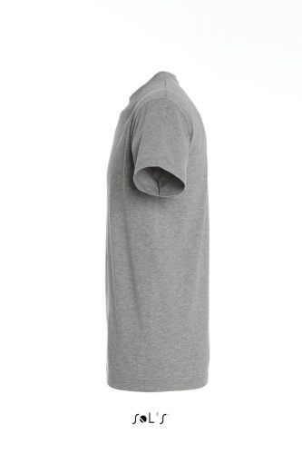 Férfi IMPERIAL környakas rövid ujjú póló, SOL'S SO11500, Grey Melange-XL