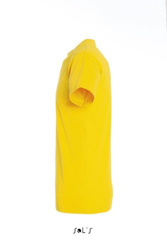 Férfi IMPERIAL környakas rövid ujjú pamut póló, SOL'S SO11500, Gold-XS