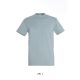 Férfi IMPERIAL környakas rövid ujjú pamut póló, SOL'S SO11500, Ice Blue-2XL