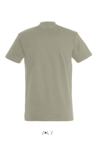 Férfi IMPERIAL környakas rövid ujjú pamut póló, SOL'S SO11500, Khaki-2XL