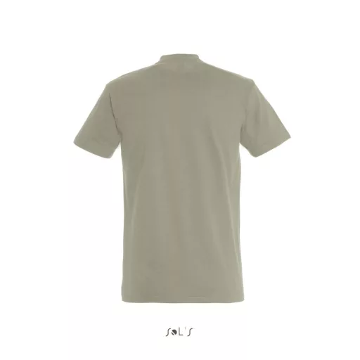 Férfi IMPERIAL környakas rövid ujjú pamut póló, SOL'S SO11500, Khaki-XL
