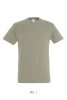 Férfi IMPERIAL környakas rövid ujjú pamut póló, SOL'S SO11500, Khaki-XS