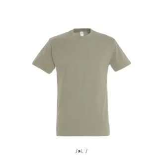   Férfi IMPERIAL környakas rövid ujjú pamut póló, SOL'S SO11500, Khaki-XS