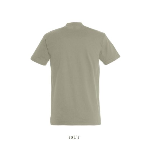 Férfi IMPERIAL környakas rövid ujjú pamut póló, SOL'S SO11500, Khaki-XS