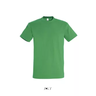   Férfi IMPERIAL környakas rövid ujjú pamut póló, SOL'S SO11500, Kelly Green-2XL