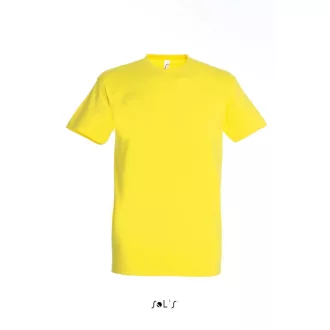   Férfi IMPERIAL környakas rövid ujjú pamut póló, SOL'S SO11500, Lemon-2XL