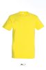 Férfi IMPERIAL környakas rövid ujjú pamut póló, SOL'S SO11500, Lemon-S