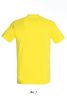 Férfi IMPERIAL környakas rövid ujjú pamut póló, SOL'S SO11500, Lemon-S